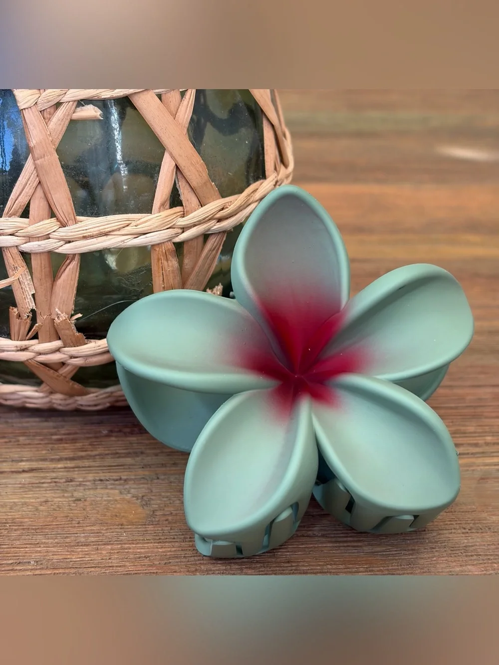 Surf Plumeria Hair Clips - 6 Assorted Pastel Colors